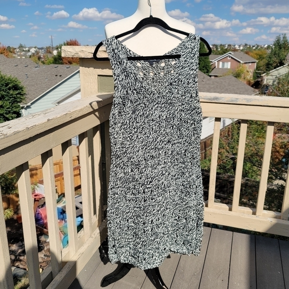 DEREK LAM CHUNKY SLEEVELESS MIDI DRESS, SZ MEDIUM